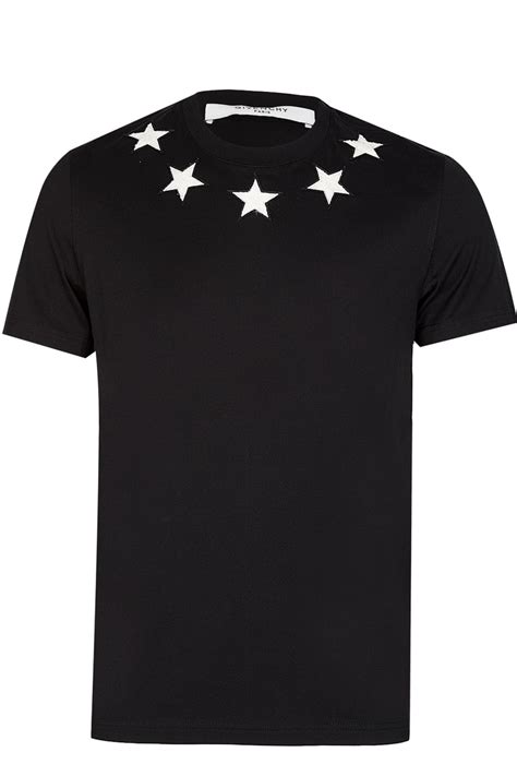 givenchy blue star t shirt|Givenchy t shirt with holes.